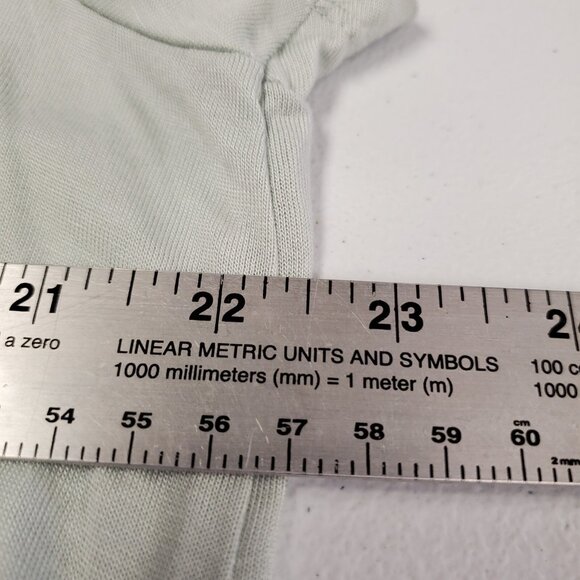 DE Collection Top Women Size XXL Sky Gray Soft Whisper Ruffle Soft Flowy - Picture 9 of 10